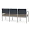 Lesro Lenox 3 Seat Tandem Seating W/ Arms, 64.5 in W 24.5 in L 32 in H LS3103 - alternate 3
